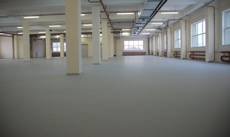 Цементно-полиуретановй пол